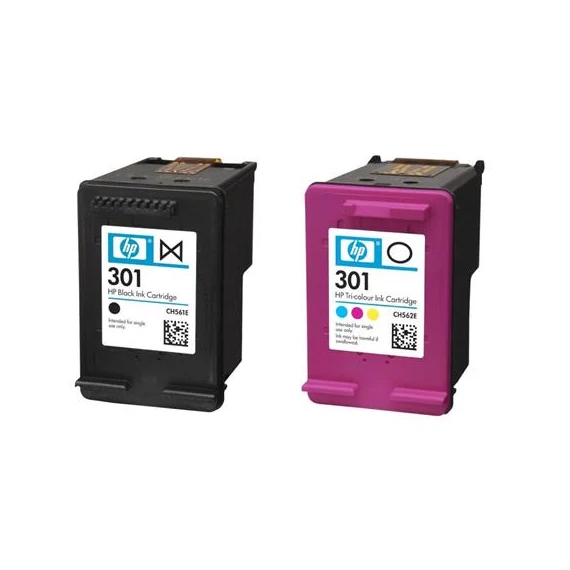 N9J72AE Tintapatron pack DeskJet 2050 nyomtatóhoz, HP 301, b+c+m+y N9J72AE Tintapatron pack DeskJet 2050 nyomtatóhoz, HP 301, b+c+m+y