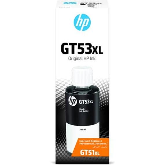 1VV21AE Tinta HP Designjet GT 5810, InkTank 410 nyomtatókhoz, HP GT53XL, fekete, 6k