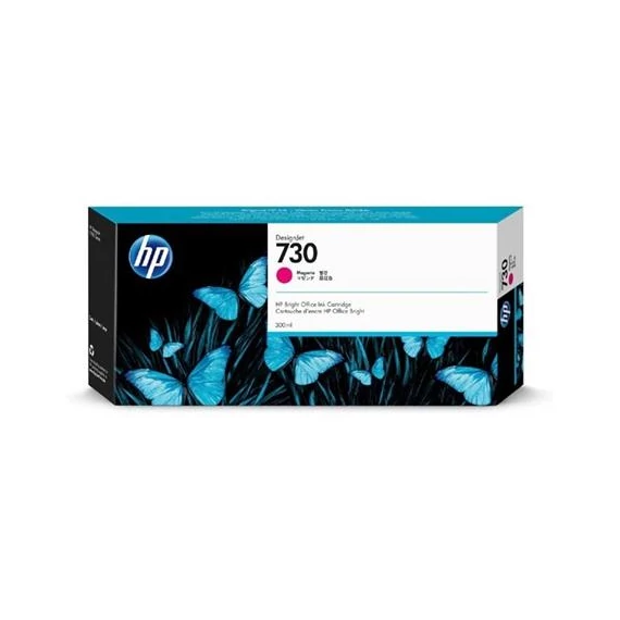 P2V69A XL Tintapatron DesignJet T1600, T1700, T2600 nyomtatókhoz, HP 730, magenta, 300 ml