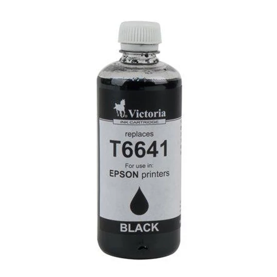 T66414 Tinta, L100, 200mfp nyomtatókhoz, VICTORIA TECHNOLOGY, fekete, 100ml