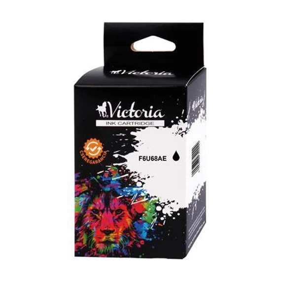 F6U68AE Tintapatron DeskJet/OfficeJet/Envy nyomtatókhoz VICTORIA TECHNOLOGY 302XL, fekete, 9ml