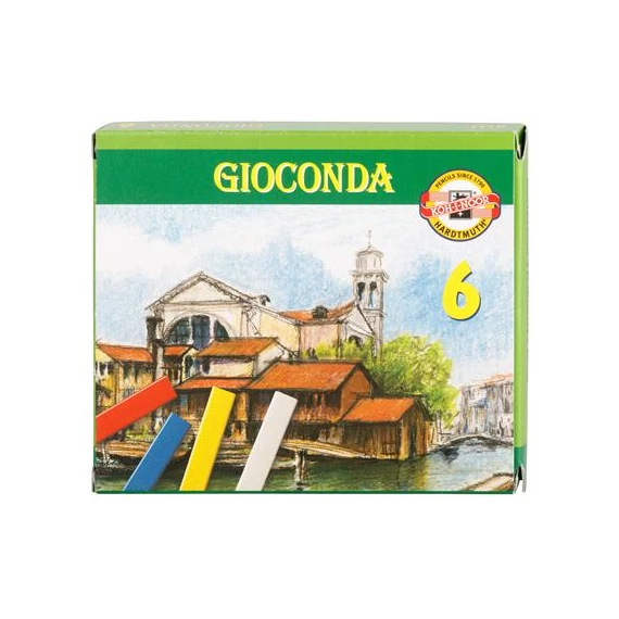 Olajpasztell kréta, KOH-I-NOOR "Gioconda 8111/6", 6 különböző szín