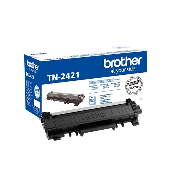TN2421 Lézertoner MFC-L2712DN, MFCL2712DW, MFCL2732DW nyomtatókhoz, BROTHER, fekete, 3k