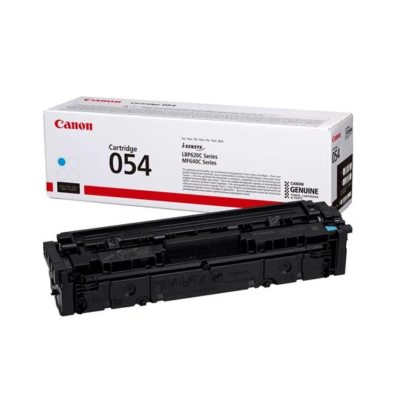 CRG-054 Lézertoner i-Sensys LBP621 623, MF641, 643 nyomtatókhoz, CANON, cián, 1,2k
