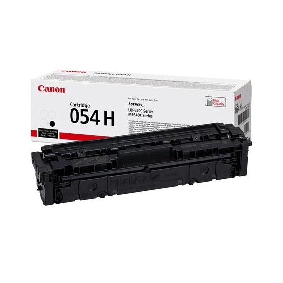 CRG-054H Lézertoner i-Sensys LBP621 623, MF641, 643 nyomtatókhoz, CANON, fekete, 3,1k
