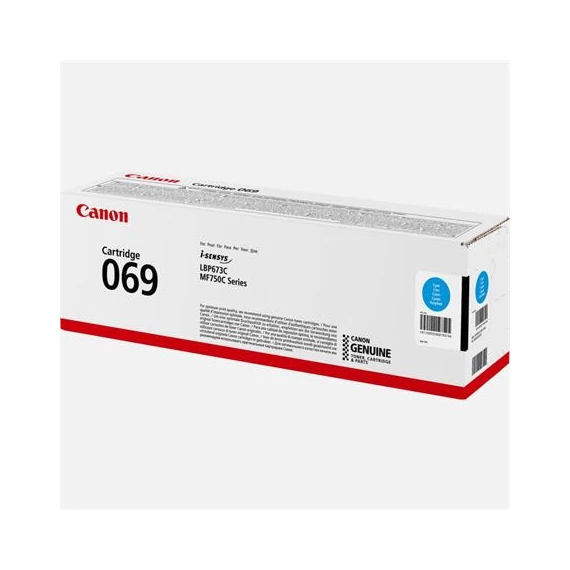 CRG-069 Lézertoner, i-SENSYS LBP 673Cdw nyomtatóhoz, CANON, cián, 1,9k