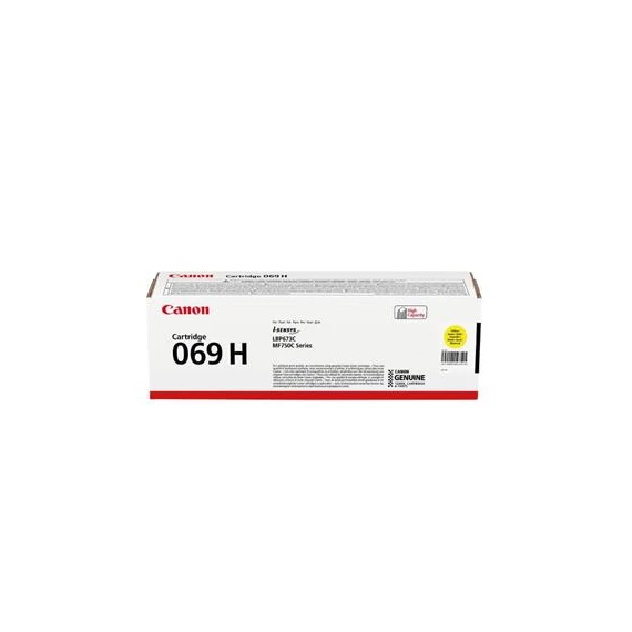 CRG-069H Lézertoner, i-SENSYS LBP 673Cdw nyomtatóhoz, CANON, sárga, 5,5k