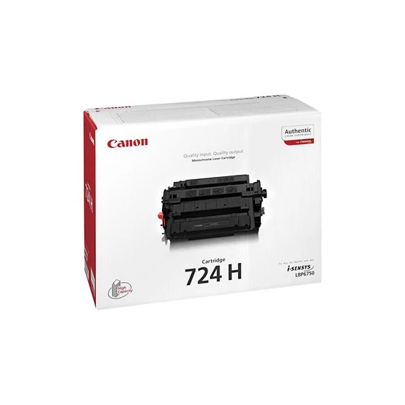 CRG-724H Lézertoner i-SENSYS LBP 6750DN nyomtatóhoz, CANON, fekete, 12,5k