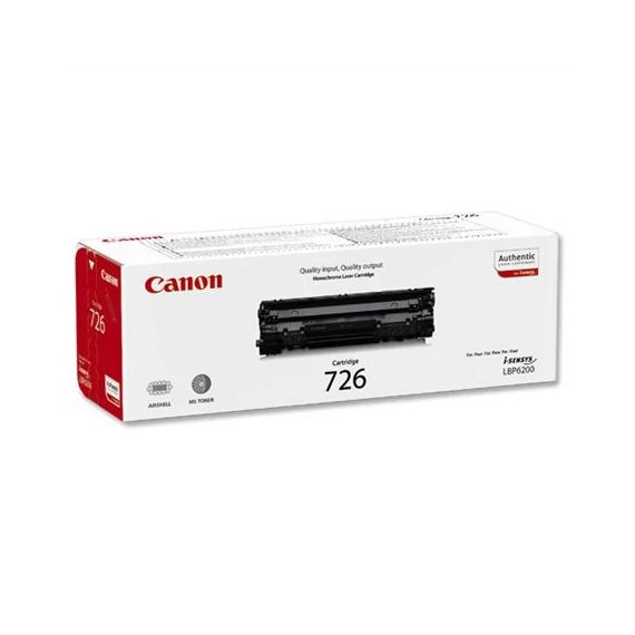 CRG-726 Lézertoner i-SENSYS LBP 6200D nyomtatóhoz, CANON, fekete, 2,1k