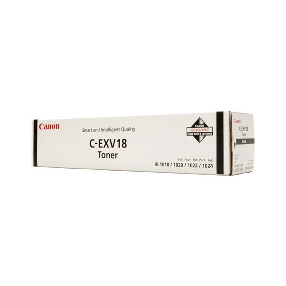 C-EXV18 Fénymásolótoner IR 1018 fénymásolóhoz, CANON, fekete, 8,4k