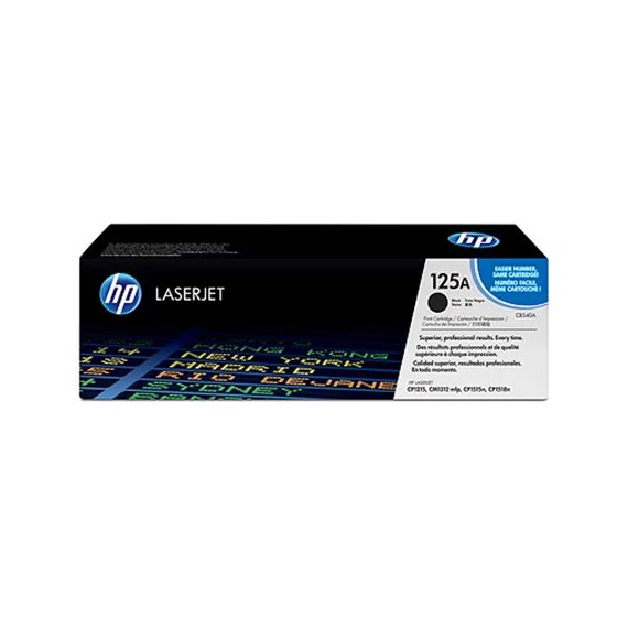 CB540A Lézertoner ColorLaserJet CM1300, CP1210 nyomtatókhoz, HP 125A, fekete, 2,2k
