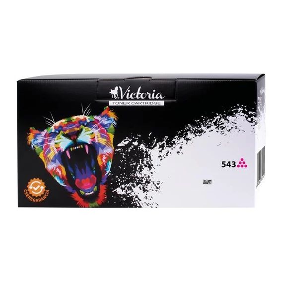CB543A Lézertoner ColorLaserJet CM1300, CP1210 nyomtatókhoz, VICTORIA TECHNOLOGY 125A, magenta, 1,4k