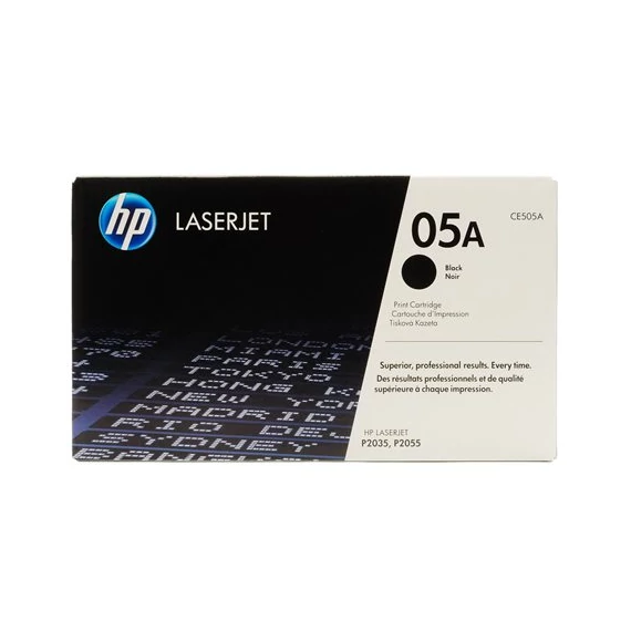 CE505A Lézertoner LaserJet P2035, P2055 nyomtatókhoz, HP 05A, fekete, 2,3k