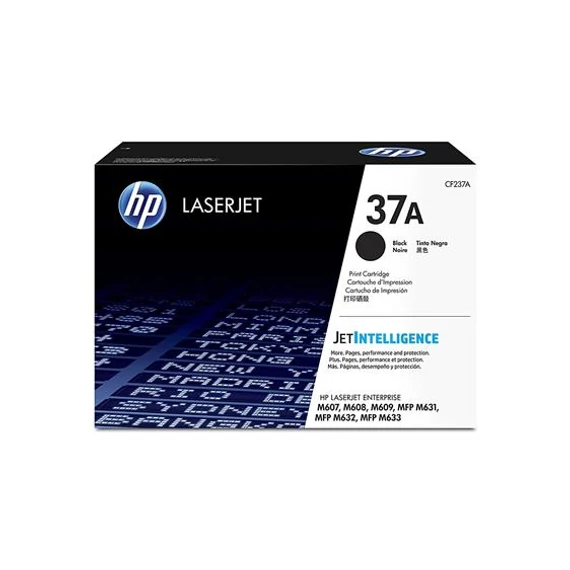 CF237A Lézertoner LaserJet MFP M631,632,633,M607,608,609 nyomtatókhoz, HP 37A, fekete, 11k CF237A Lézertoner LaserJet MFP M631,632,633,M607,608,609 nyomtatókhoz, HP 37A, fekete, 11k