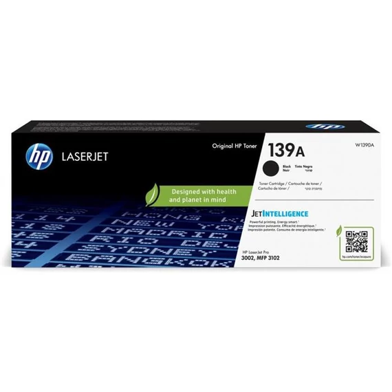 W1390A Lézertoner HP Laser Jet Pro MFP 3102 nyomtatókhoz, HP 139A, fekete, 1500 oldal