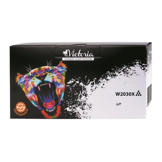 W2030X Lézertoner Color LaserJet Pro M454, MFP M479 nyomtatókhoz, VICTORIA TECHNOLOGY, 415X, fekete, 7,5k