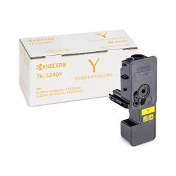 TK5240 Lézertoner M5526CDN, 5526CDW, P5026CDN, 5026CDW nyomtatókhoz, KYOCERA, sárga, 3k
