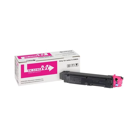 TK5140M Lézertoner P6130cdn, M6030cdn, M6530cdn nyomtatókhoz, KYOCERA, magenta, 5k