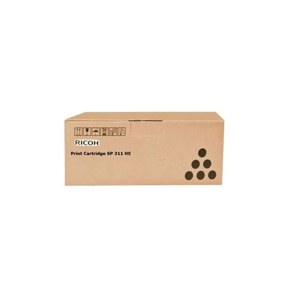407246 Lézertoner SP 311DN, SP 311DNw, SP 311SFN nyomtatókhoz, RICOH, fekete, 3,5k