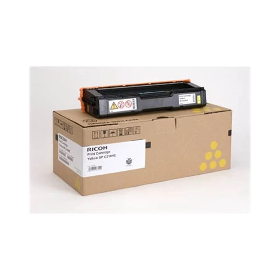 407635 Lézertoner Aficio SP C320DN nyomtatókhoz, RICOH, sárga, 6,6k
