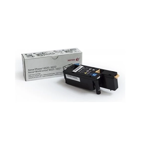 106R02760 Lézertoner Phaser 6020, 6027 nyomtatókhoz, XEROX, cián, 1k