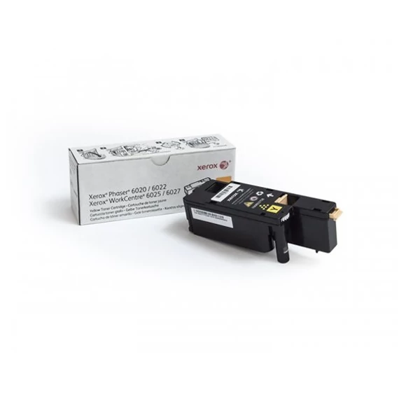 106R02762 Lézertoner Phaser 6020, 6027 nyomtatókhoz, XEROX, sárga, 1k