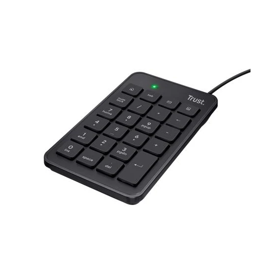 Numerikus billentyűzet, USB, TRUST "Xalas", fekete