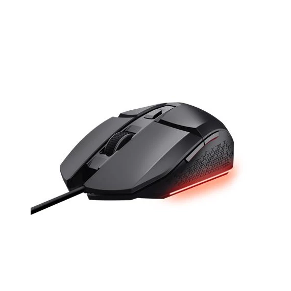 Egér, vezetékes, optikai, gaming, LED, TRUST "GXT109 Felox", fekete