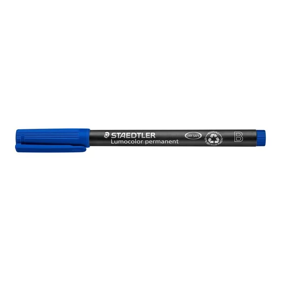 Alkoholos marker, OHP, 1-2,5 mm, STAEDTLER "Lumocolor® 314 B", kék Alkoholos marker, OHP, 1-2,5 mm, STAEDTLER "Lumocolor® 314 B", kék