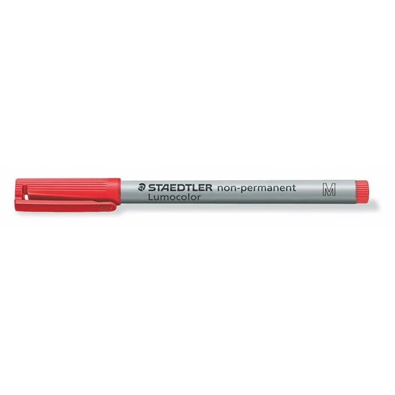 Alkoholmentes marker, OHP, 1 mm, STAEDTLER "Lumocolor® 315 M", piros