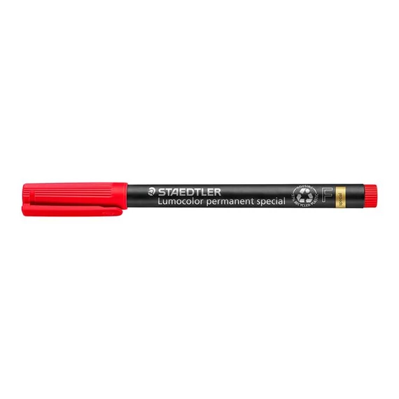 Alkoholos marker, 0,6 mm, STAEDTLER "Lumocolor® special 319 F", piros Alkoholos marker, 0,6 mm, STAEDTLER "Lumocolor® special 319 F", piros