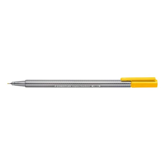 Tűfilc, 0,3 mm, STAEDTLER "Triplus 334", napsárga