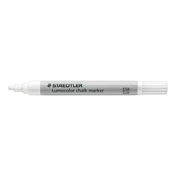 Krétamarker, 2,4 mm, kúpos, STAEDTLER "Lumocolor® 344", fehér Krétamarker, 2,4 mm, kúpos, STAEDTLER "Lumocolor® 344", fehér