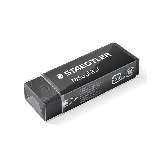 Radír, STAEDTLER "Rasoplast B20", fekete