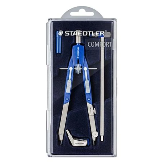Körző készlet, precíziós, 4 darabos, STAEDTLER "Mars® comfort 552"