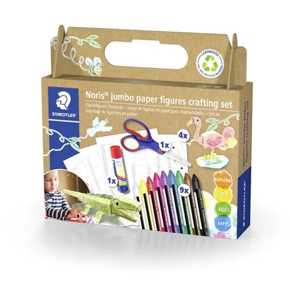 Papírfigurás kreatív készlet, STAEDTLER "Noris® jumbo 61 C4"
