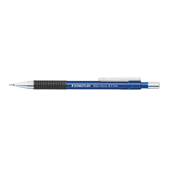 Nyomósirón, 0,7 mm, STAEDTLER "Mars micro 775", kék