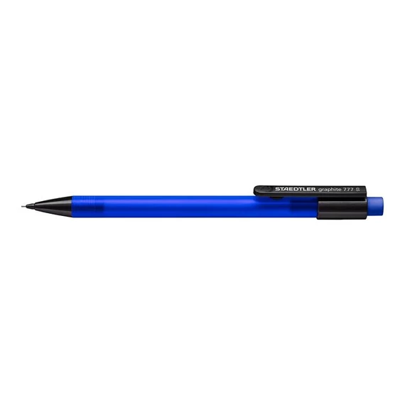 Nyomósirón, 0,5 mm, STAEDTLER "Graphite 777", kék