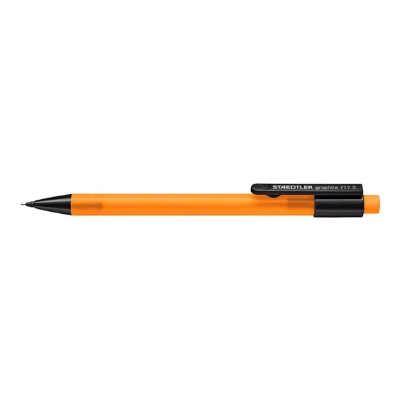 Nyomósirón, 0,5 mm, STAEDTLER "Graphite 777", narancssárga