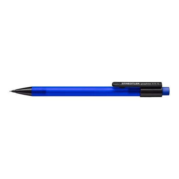 Nyomósirón, 0,7 mm, STAEDTLER "Graphite 777", kék