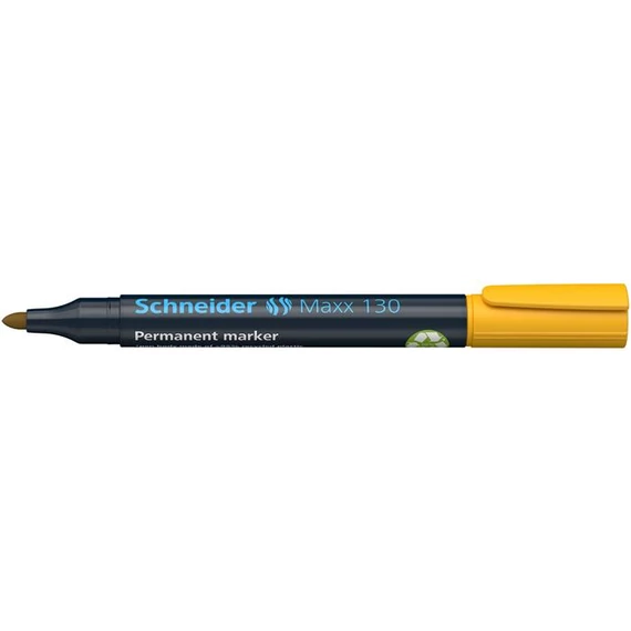 Alkoholos marker, 1-3 mm, kúpos, SCHNEIDER "Maxx 130", sárga Alkoholos marker, 1-3 mm, kúpos, SCHNEIDER "Maxx 130", sárga