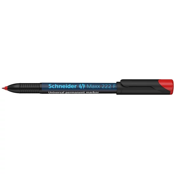 Alkoholos marker, OHP, 0,7 mm, SCHNEIDER "Maxx 222 F", piros Alkoholos marker, OHP, 0,7 mm, SCHNEIDER "Maxx 222 F", piros
