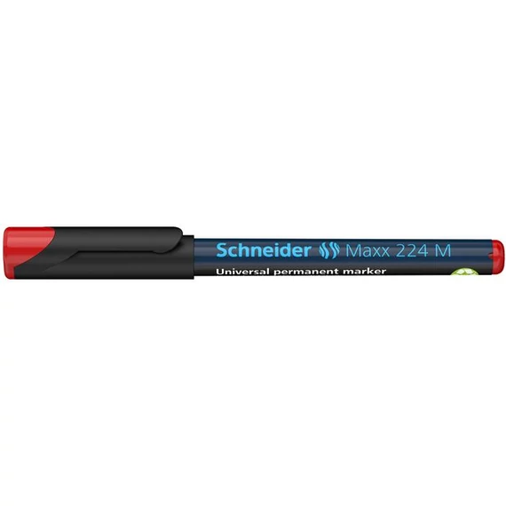 Alkoholos marker, OHP, 1 mm, SCHNEIDER "Maxx 224 M", piros Alkoholos marker, OHP, 1 mm, SCHNEIDER "Maxx 224 M", piros