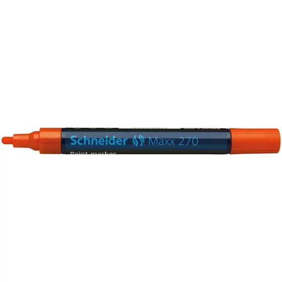 Lakkmarker, 1-3 mm, SCHNEIDER "Maxx 270", narancssárga Lakkmarker, 1-3 mm, SCHNEIDER "Maxx 270", narancssárga