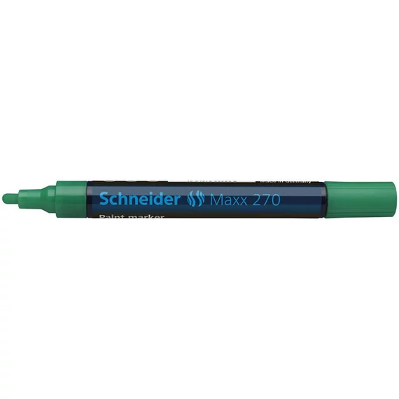 Lakkmarker, 1-3 mm, SCHNEIDER "Maxx 270", zöld Lakkmarker, 1-3 mm, SCHNEIDER "Maxx 270", zöld