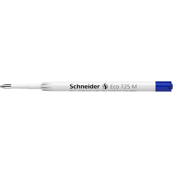 Golyóstollbetét, 0,5 mm, SCHNEIDER " Eco 725 M", kék, 10 db/csomag