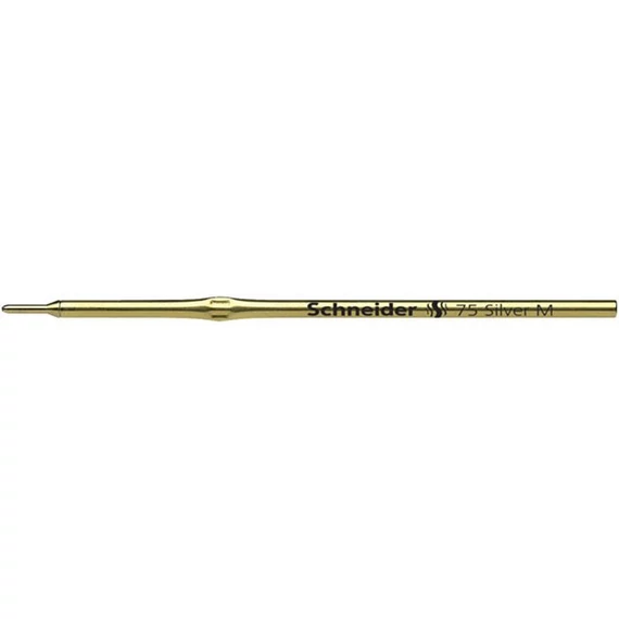 Golyóstollbetét, 0,5 mm, SCHNEIDER "75 Silver", ezüst