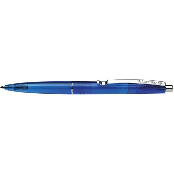 Golyóstoll, 0,5 mm, nyomógombos, SCHNEIDER "K20 Icy", kék, 20 db/csomag