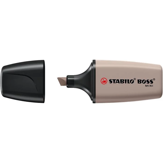Szövegkiemelő, 1-4 mm, STABILO "Boss Mini Nature vibes", melegszürke Szövegkiemelő, 1-4 mm, STABILO "Boss Mini Nature vibes", melegszürke