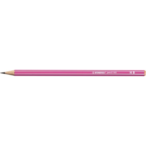 Grafitceruza, HB, hatszögletű, STABILO "Pencil 160", rózsaszín